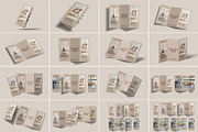 A4 Trifold Brochure Mockups | Z-Fold, an Advertising Mockup by Compositing Studio (Thumbnail 3 of 20)