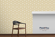 Geometric Golden Patterns EPS + JPG, a Pattern Graphic by Plaid4You (Thumbnail 5 of 7)