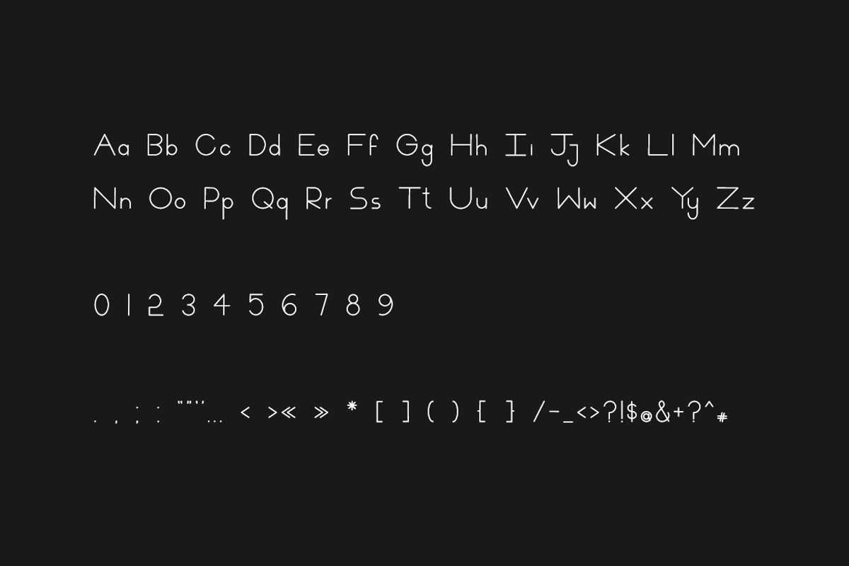 VECTOR - Minimal & Modern Typeface preview 8