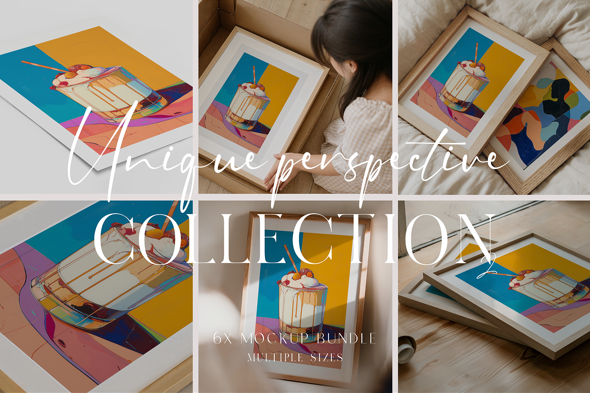 Frame Mockup Bundle - Close Ups, a Household Mockup by The White Space Co. (Photo 1 of 9)