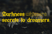Rittual - Blackletter Typeface, a Blackletter Font by Arendxstudio (Thumbnail 8 of 8)