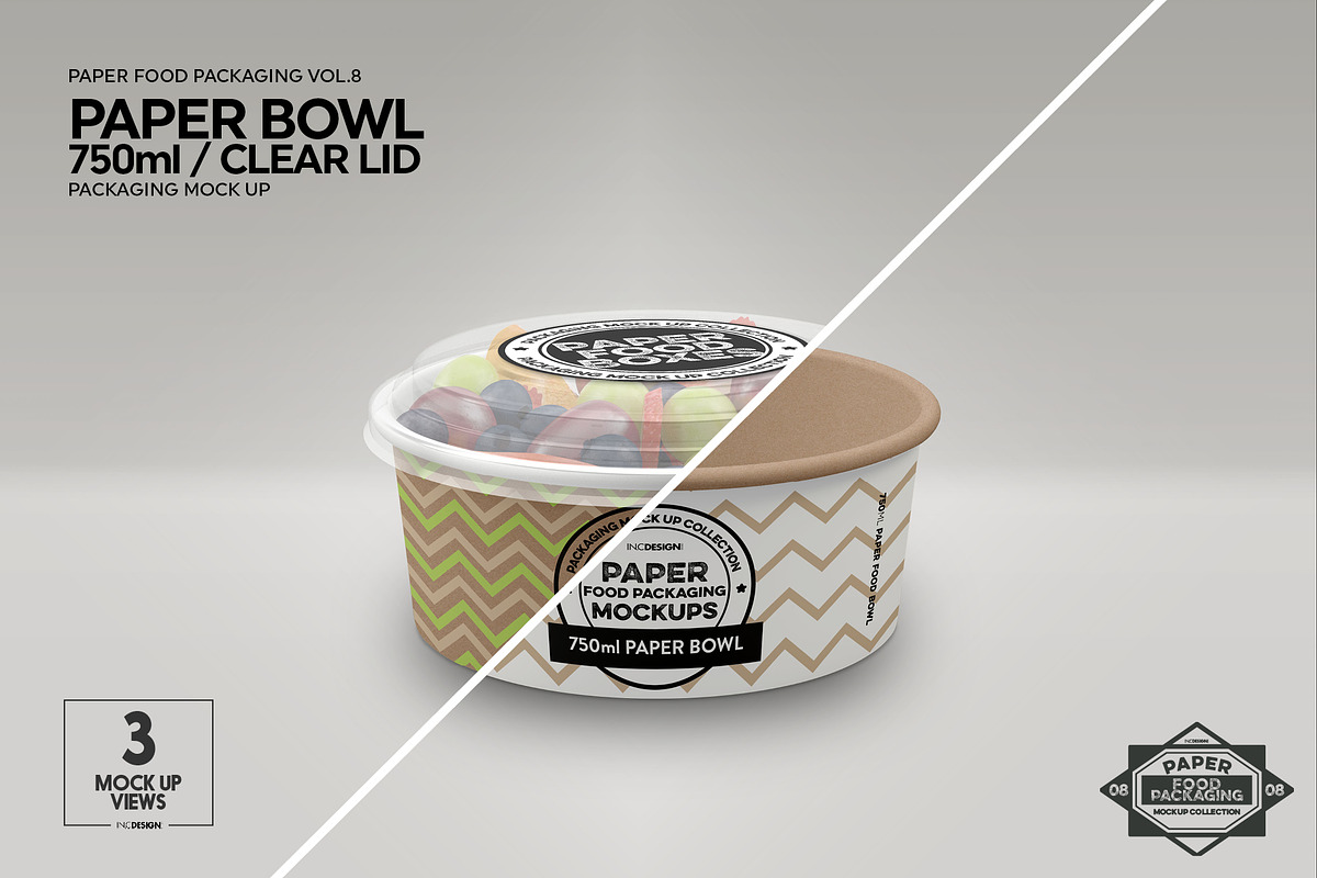 VOL.8 Food Box Packaging Mockups, a Cups & Container Mockup by INCDesign (Photo 3 of 27)