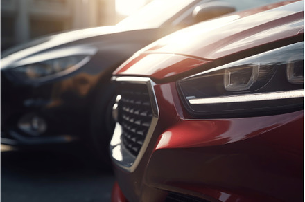 Sport car closeup. Generate Ai, a Transportation Photo by Ylivdesign