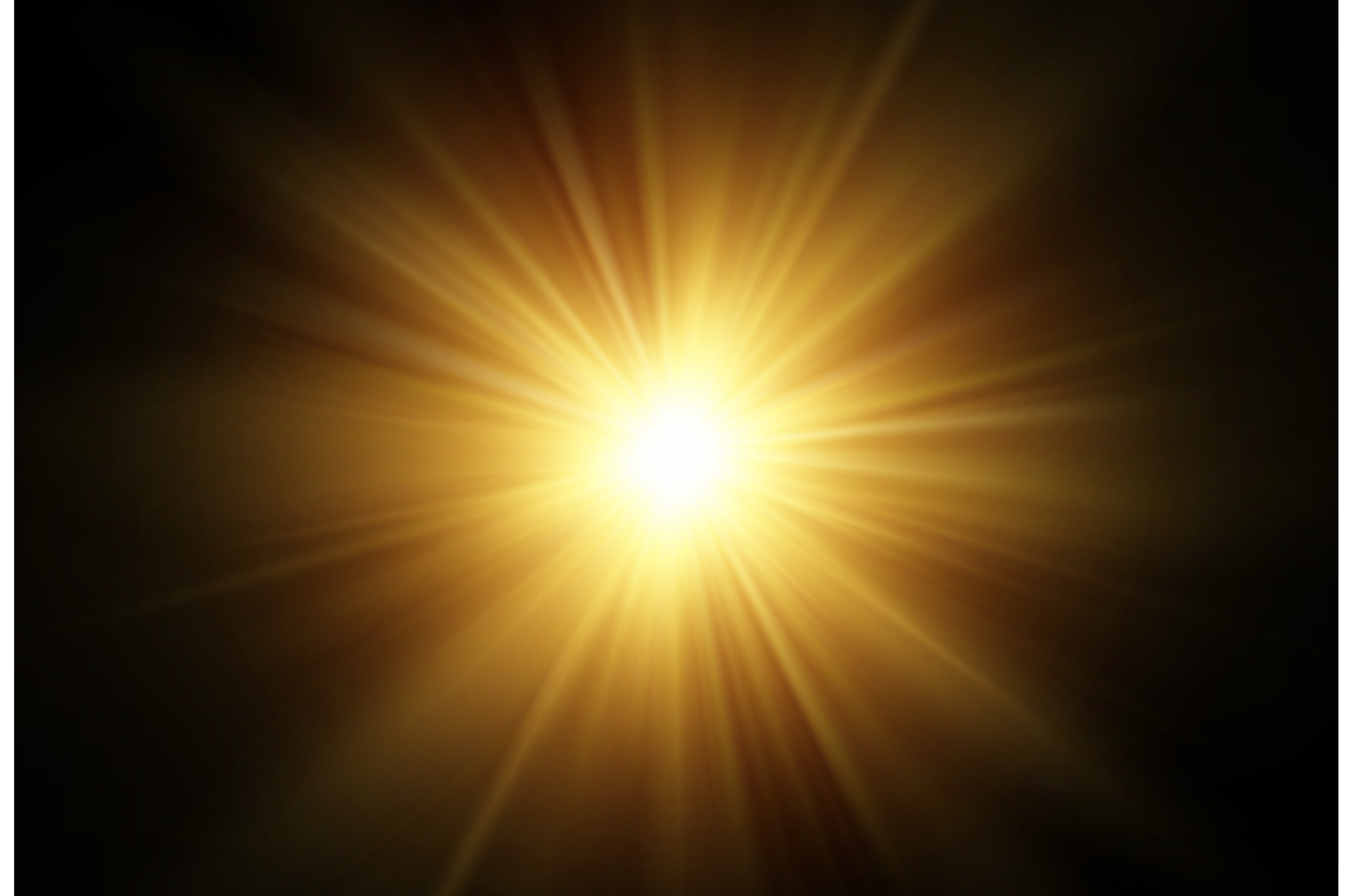 Sun rays transparent effect isolated, an Illustration by Vik_Y Vector ...