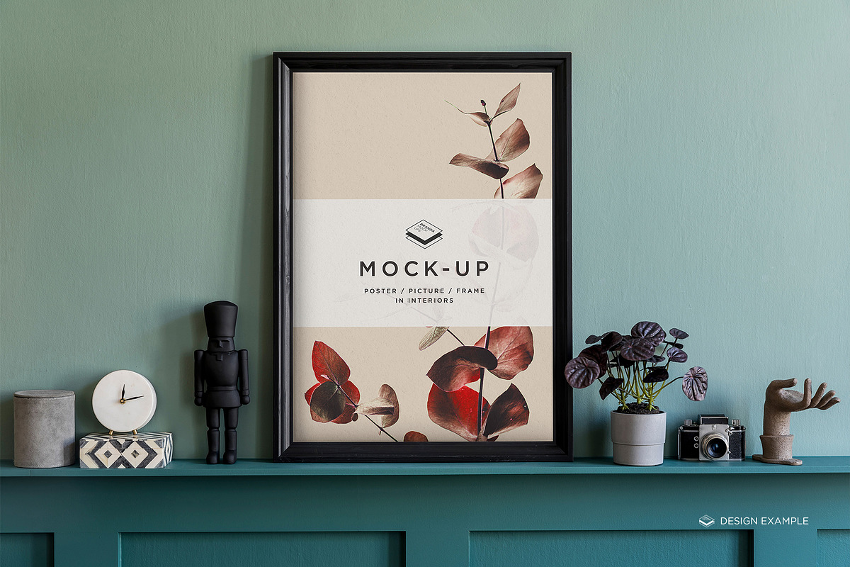 Portrait Frame on Scenes Mock-up, a Print Template by Branda Keeps (Photo 10 of 30)