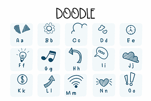 Doodle Symbols Fonts