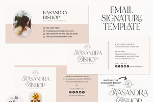 3 Email Signature Canva Template Set