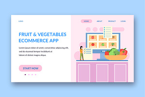 Vegetable - Banner & Landing Page