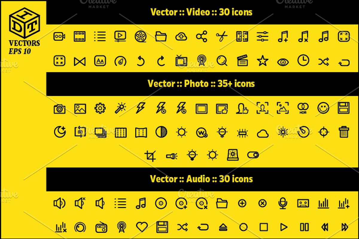 2600+ Vector Icons Pack | Part1