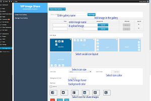 WP Image Share Plugin
