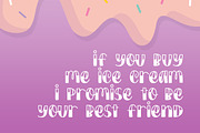 Ice Cream Sundae Font Duo, a Font by Salt & Pepper Designs (Thumbnail 3 of 7)