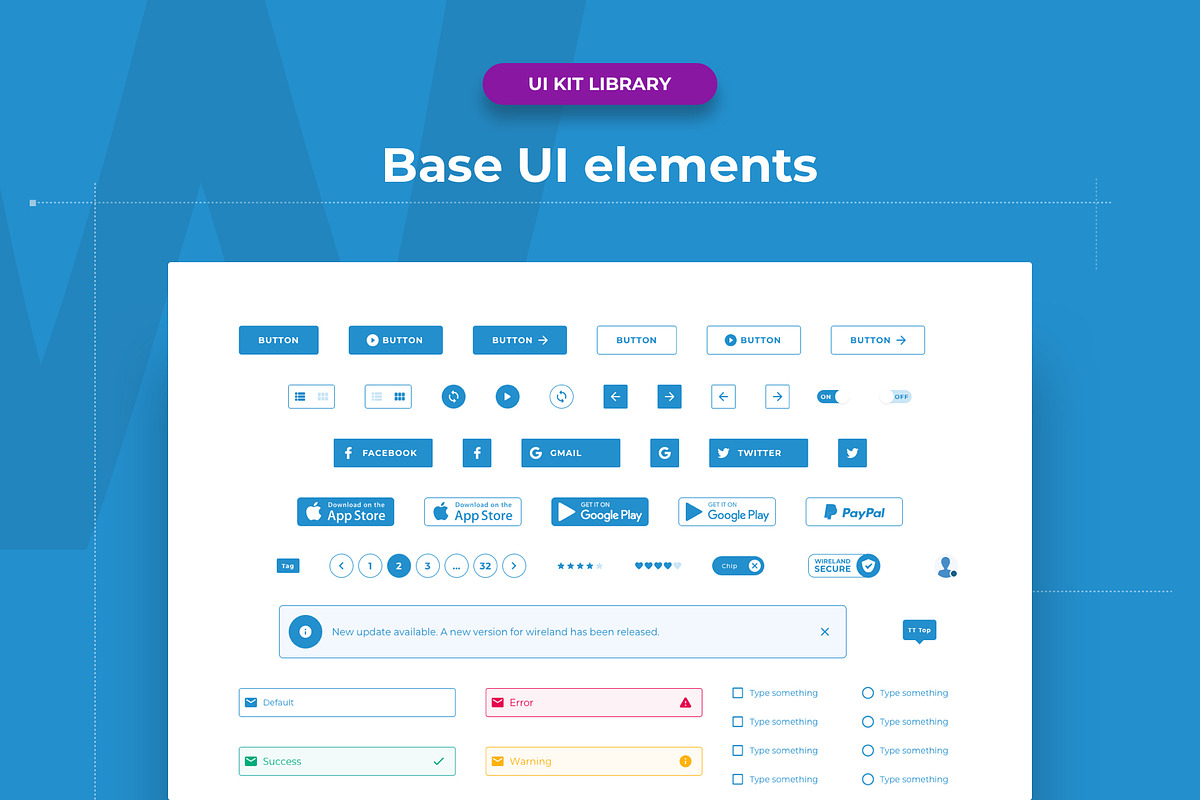 Ecommerce Wireframe Library & UI Kit, a Wireframe Template by UI Design Resource (Photo 6 of 7)