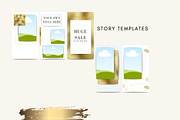 White and Gold Instagram Template, a Social Media Template by Innova Studio (Thumbnail 7 of 10)