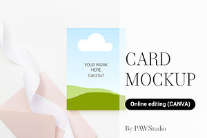 Card Mockup 5x7 Online Edit Canva