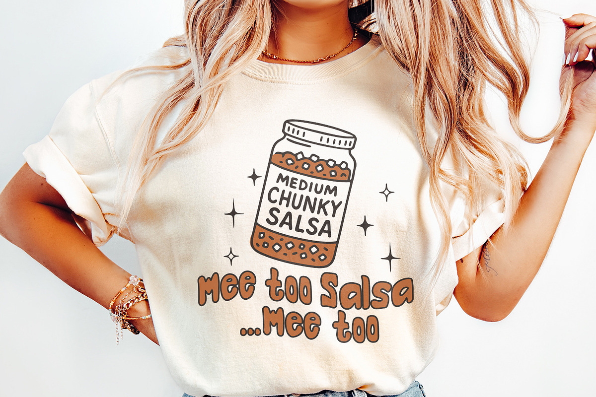 Funny Salsa Tee PNG, Chunky Salsa, an Illustration by SharpMarketplace (Photo 3 of 9)