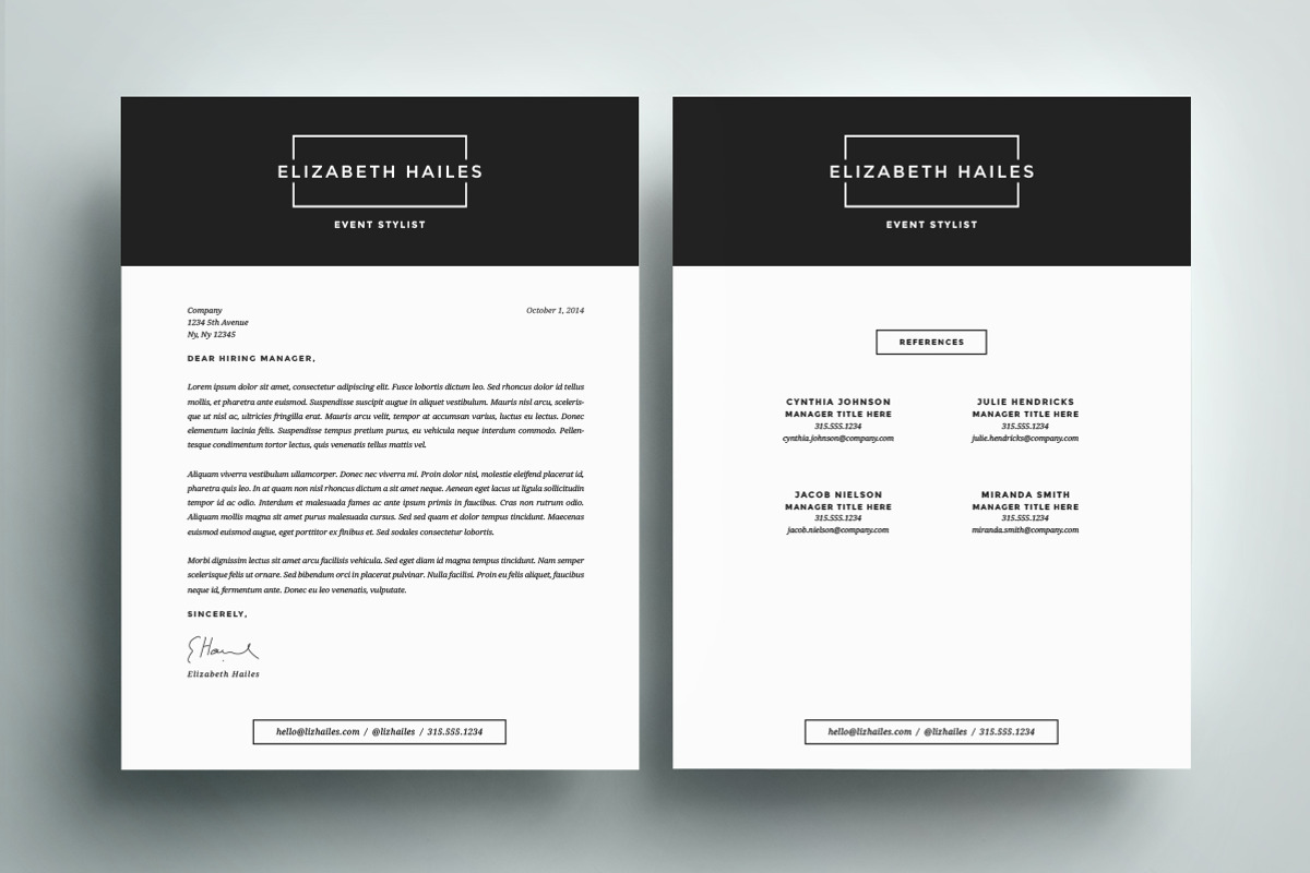 Resume Template 4 Pack | CV Template, a Resume Template by Refinery Resume Co. (Photo 3 of 3)