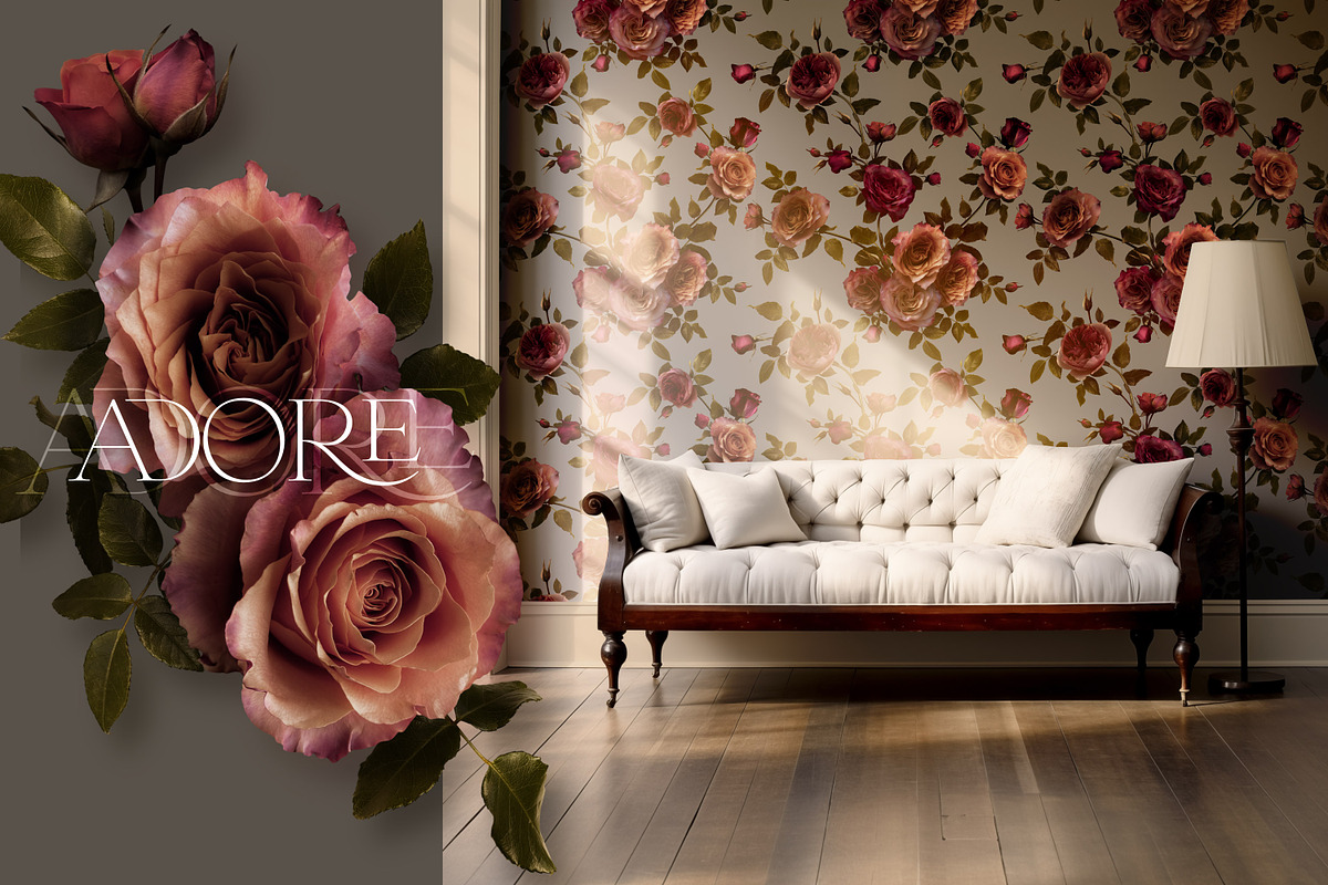 Adore Realistic Romantic Roses, an Object Graphic by Eclectic Anthology (Photo 10 of 11)