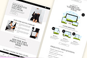 Minimal Aesthetic Landing Sales Page, a Wix Template by Template Twist Shop (Thumbnail 8 of 10)