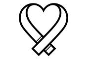 Cancer Awareness Silhouette Set, a Healthcare Illustration by Designer_Momina (Thumbnail 13 of 24)