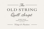Old String - Serif & Script Font Duo, a Serif Font by Typebae (Thumbnail 1 of 10)