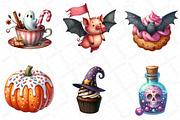 Halloween Sweets Clipart, an Illustration by DreamPrint404 (Thumbnail 4 of 6)