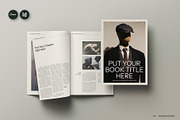 A4 Book Design Template | CANVA, a Brochure Template by evgenystudio (Thumbnail 1 of 5)