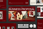 Burgundy Business Strategy Deck, a Presentation Template by Pani Temp. (Thumbnail 2 of 13)
