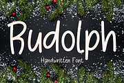 Rudolph is a handwritten font, a Handwritten Font by Brown Cupple (Thumbnail 1 of 9)