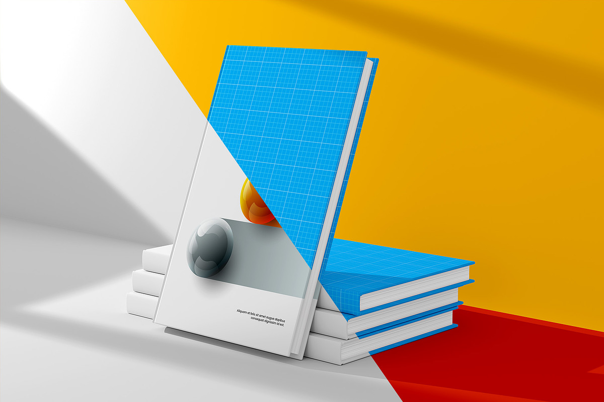 Hardcover 5x8 inch Book Mockup, a Books & Magazine Mockup by Illusiongraphic (Photo 15 of 32)