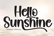 Hello Sunshine | Script Font