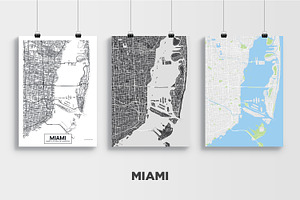 5 Maps Of USA Cities 2