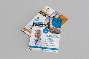 Modern Corporate Company Flyer, a Flyer Template by BrandlyTemplate