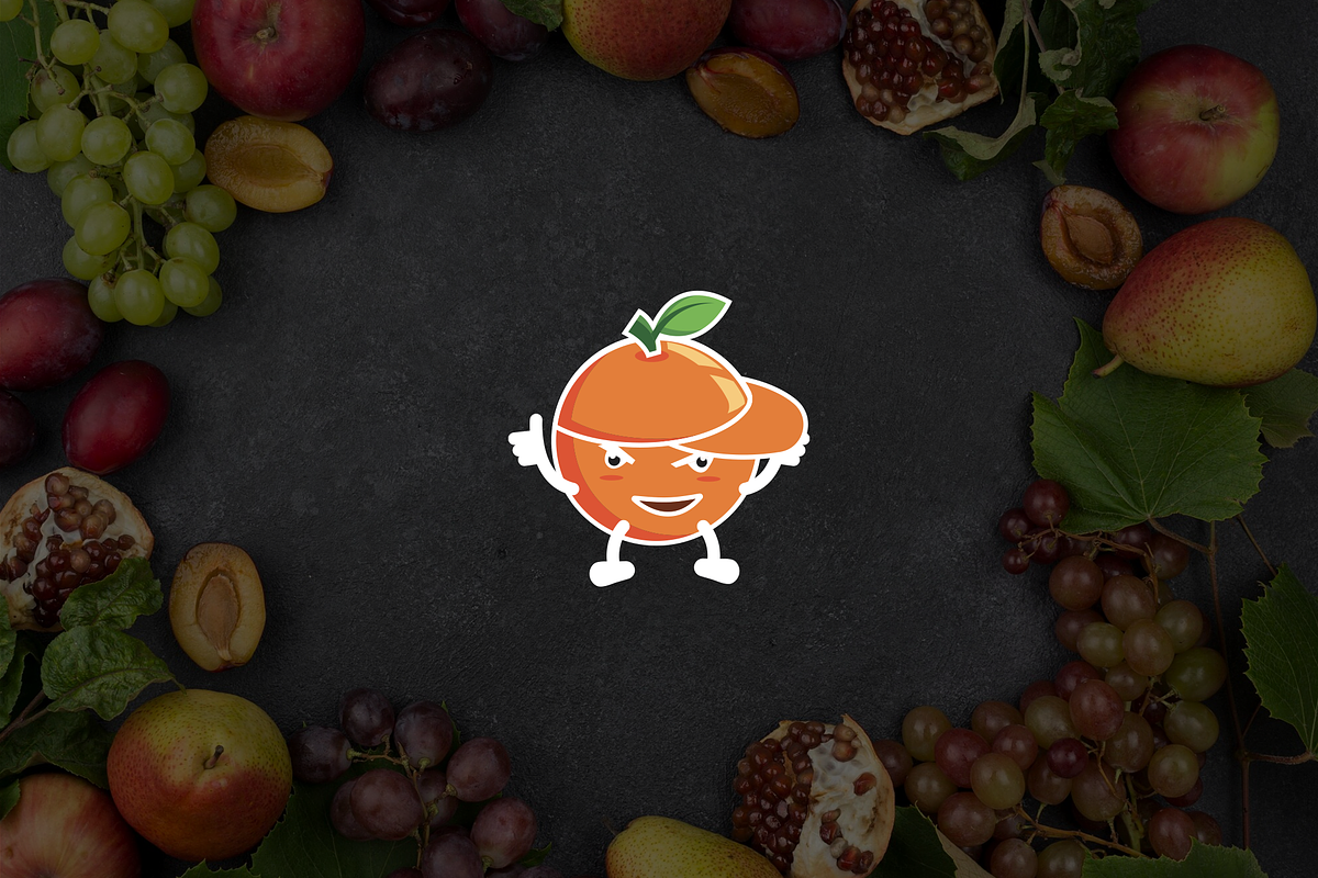 Minimalist Orange Mascot Logo, a Branding & Logo Template by Luxury Logos (Photo 2 of 4)