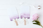 lilac ombre watercolor, a Texture Graphic by GraphicRain (Thumbnail 5 of 6)