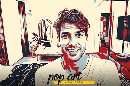 pop art Photo Effect, a Layer Style Add-On by Vatdesign