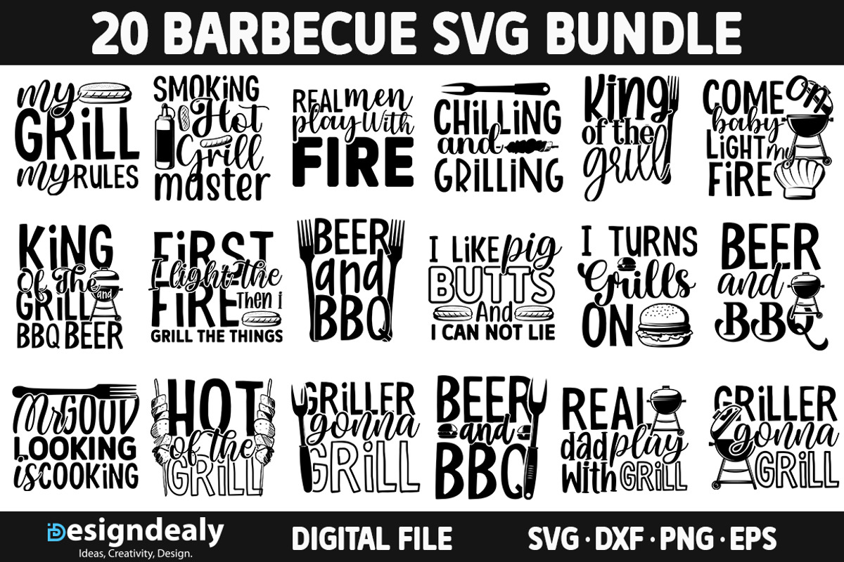 Barbecue SVG Bundle, a Graphic by Buysvgbundles (Photo 1 of 6)
