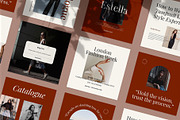 Estella Instagram Pack | PS & Canva, a Social Media Template by Visuel Colonie® (Thumbnail 2 of 15)