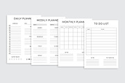 Digital Planner Template Canva, a Stationery Template by Graphic Fabrica (Thumbnail 3 of 7)