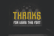 Bokcing Online - Gothic Font, a Blackletter Font by QR Design Studio (Thumbnail 6 of 6)