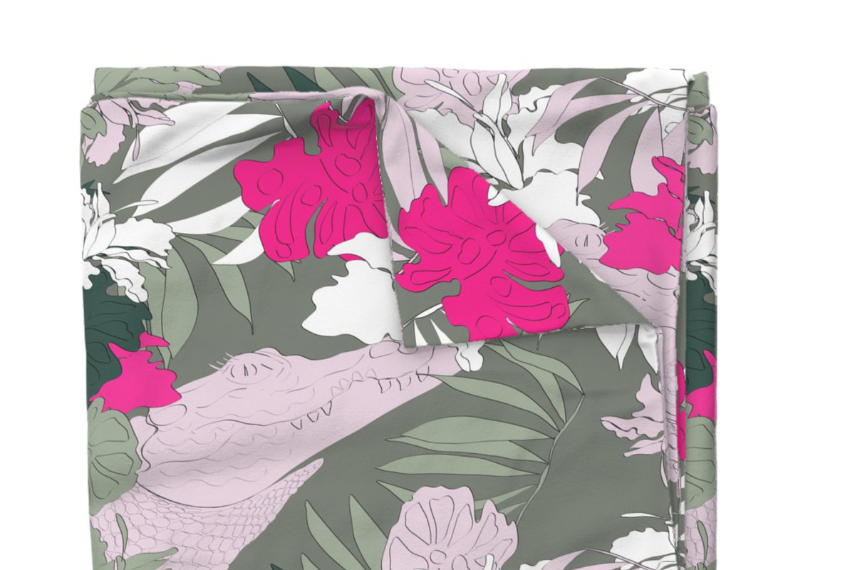 Tropical animal jungle foliage palms, a Pattern Graphic by Cotton Melon pattern Shop (Photo 4 of 5)
