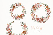 Fall Watercolor Flower Clipart, an Illustration by whiteheartdesign (Thumbnail 3 of 5)