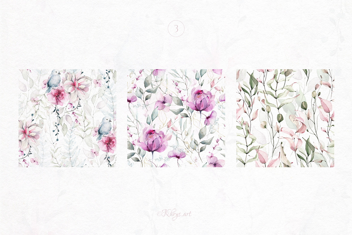 Delightful Nature. Floral watercolor, an Object Illustration by Khrys.art (Photo 11 of 18)