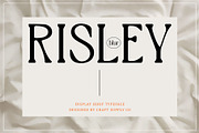 Risley Blur, a Serif Font by Craft Supply Co. (Thumbnail 1 of 8)