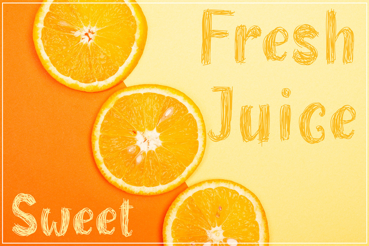 Kampung Orange | Sketch Style Font, a Font by Royaltype (Photo 3 of 6)