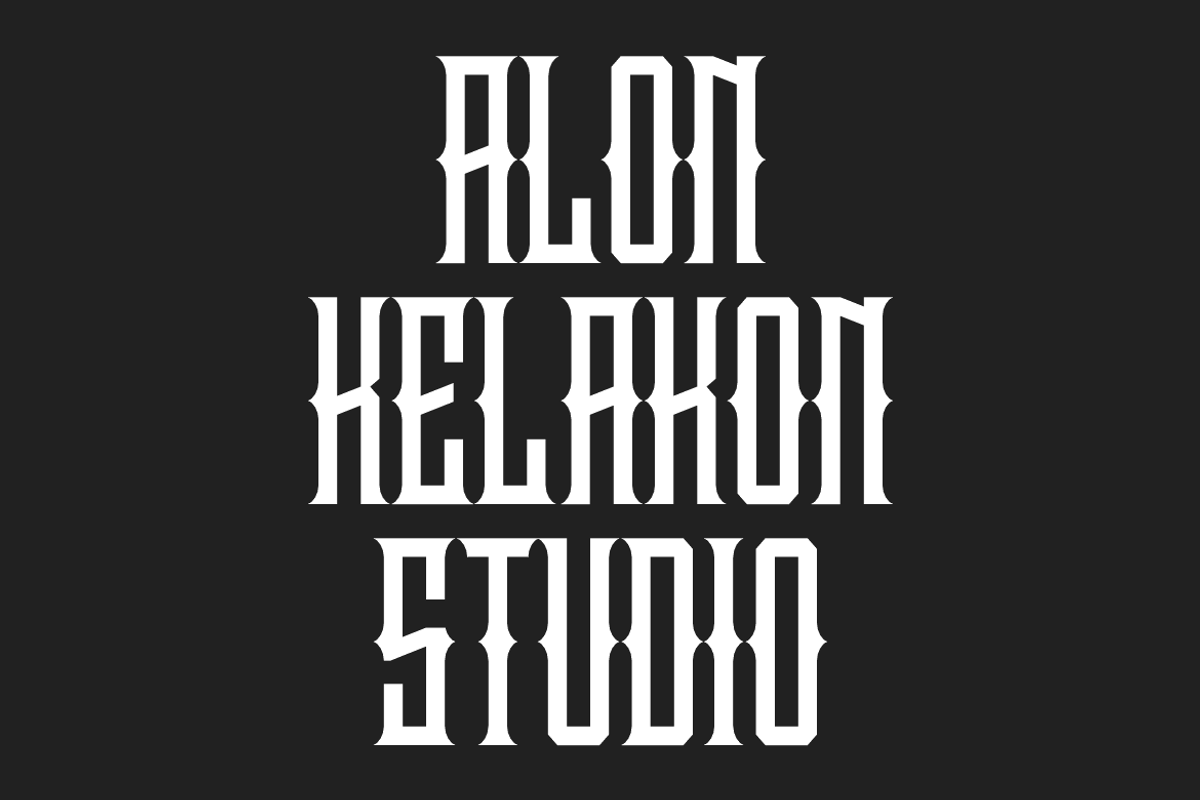 Zeromoshe, a Serif Font by alon kelakon (Photo 4 of 6)