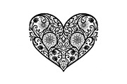 Ornamental Heart Silhouette Bundle, an Illustration by jahid234 (Thumbnail 8 of 31)