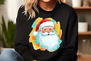 Preppy Brushstroke Christmas Santa, an Illustration by SinaCreation (Thumbnail 3 of 7)