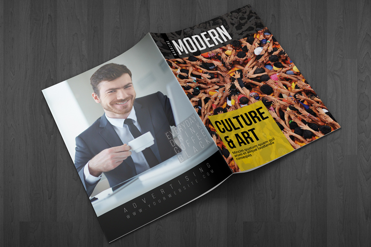 Modern Magazine (30% OFF), a Magazine Template by Canden Studio (Photo 6 of 6)