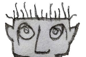 Vector BW fantasy character, a Person Illustration by DanFLCreativo