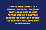 Bread Milk, a Handwritten Font by Modikstype (Thumbnail 2 of 9)